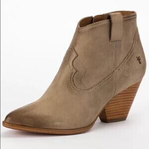 NWT Frye Western Ankle Booties Heeled Boots